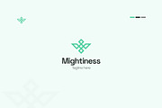 Minimal Eagle Pictogram Logo, a Branding & Logo Template by Dipak Dheer (Thumbnail 1 of 6)