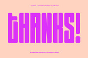 Squarva, a Font by graphicook (Thumbnail 10 of 10)