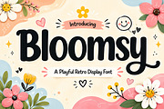 Bloomsy, a Script Font by Wow Magic (Thumbnail 1 of 6)