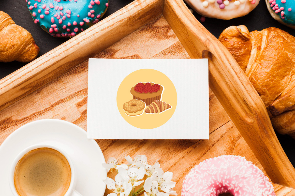 9 Fresh Breads & Pastries Collection, a Food Illustration by jongcreative (Photo 4 of 4)
