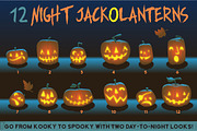 Day-to-Night Jack-o-lanterns, an Object Graphic by Designed by Monkeys (Thumbnail 3 of 4)