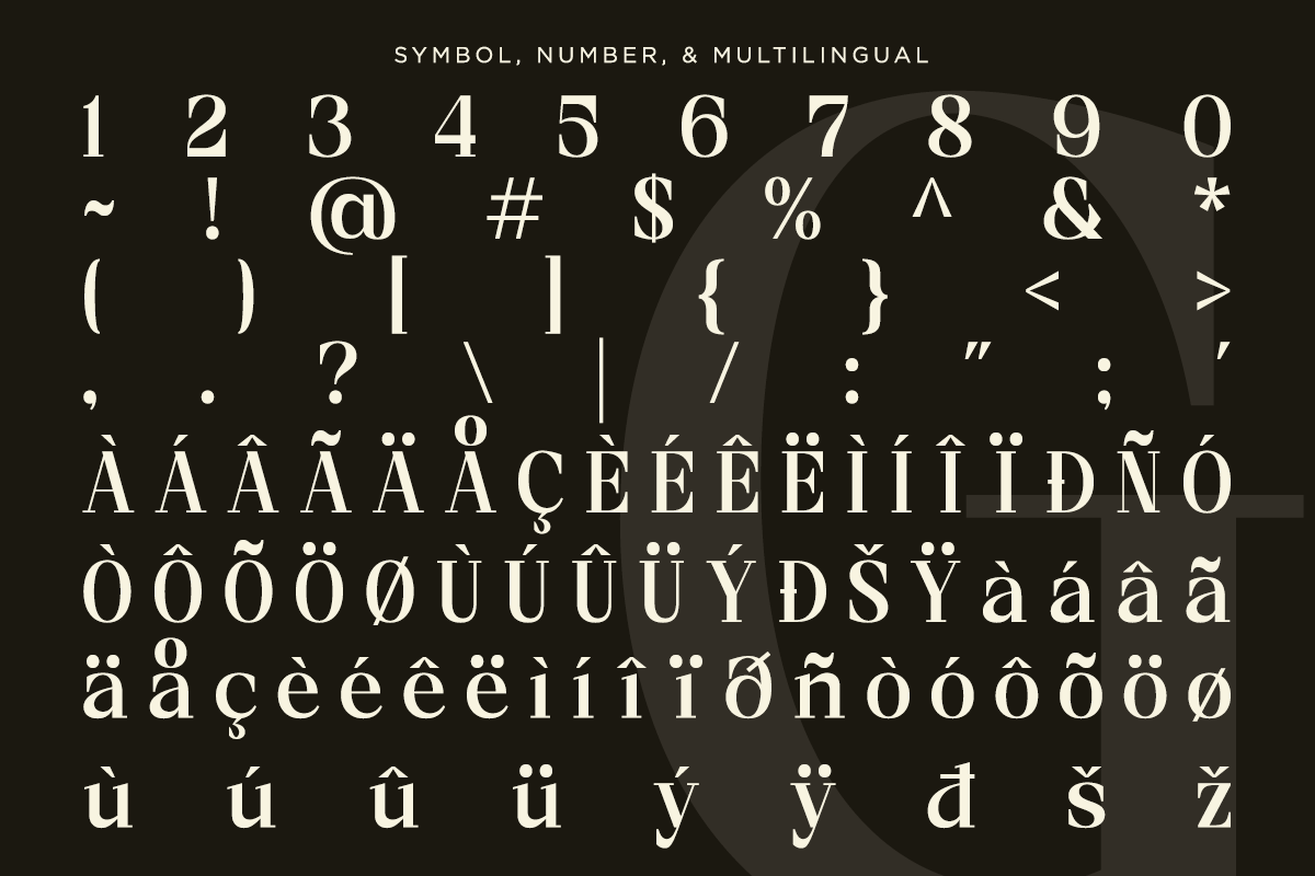 Maloine - Decorative Serif Font, a Serif Font by RagamKata (Photo 10 of 10)