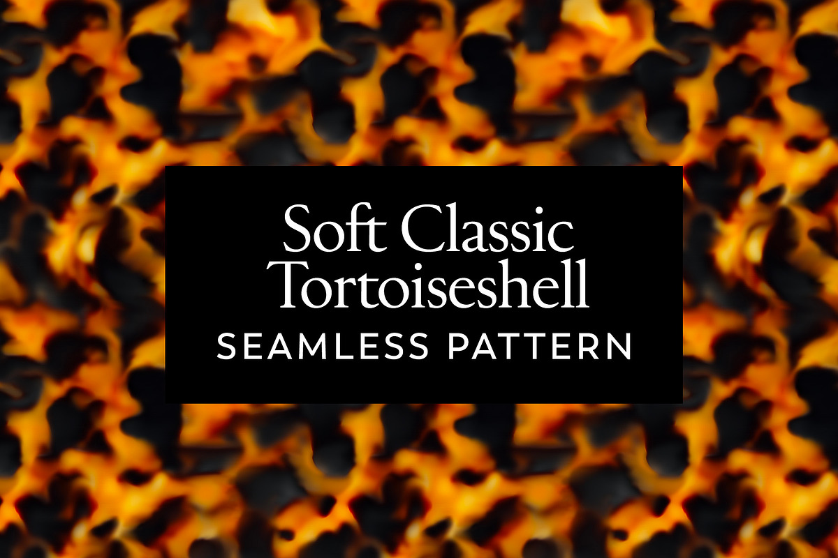 Soft Classic Tortoiseshell Pattern, a Pattern Graphic by Leysa Flores
