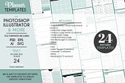 Planner Templates V1 PSD AI SVG EPS, a Templates & Theme by Studio Kitsch (Thumbnail 2 of 4)