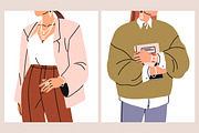 Modern women, fashion girls card set, a Person Illustration by Good Studio (Thumbnail 2 of 4)