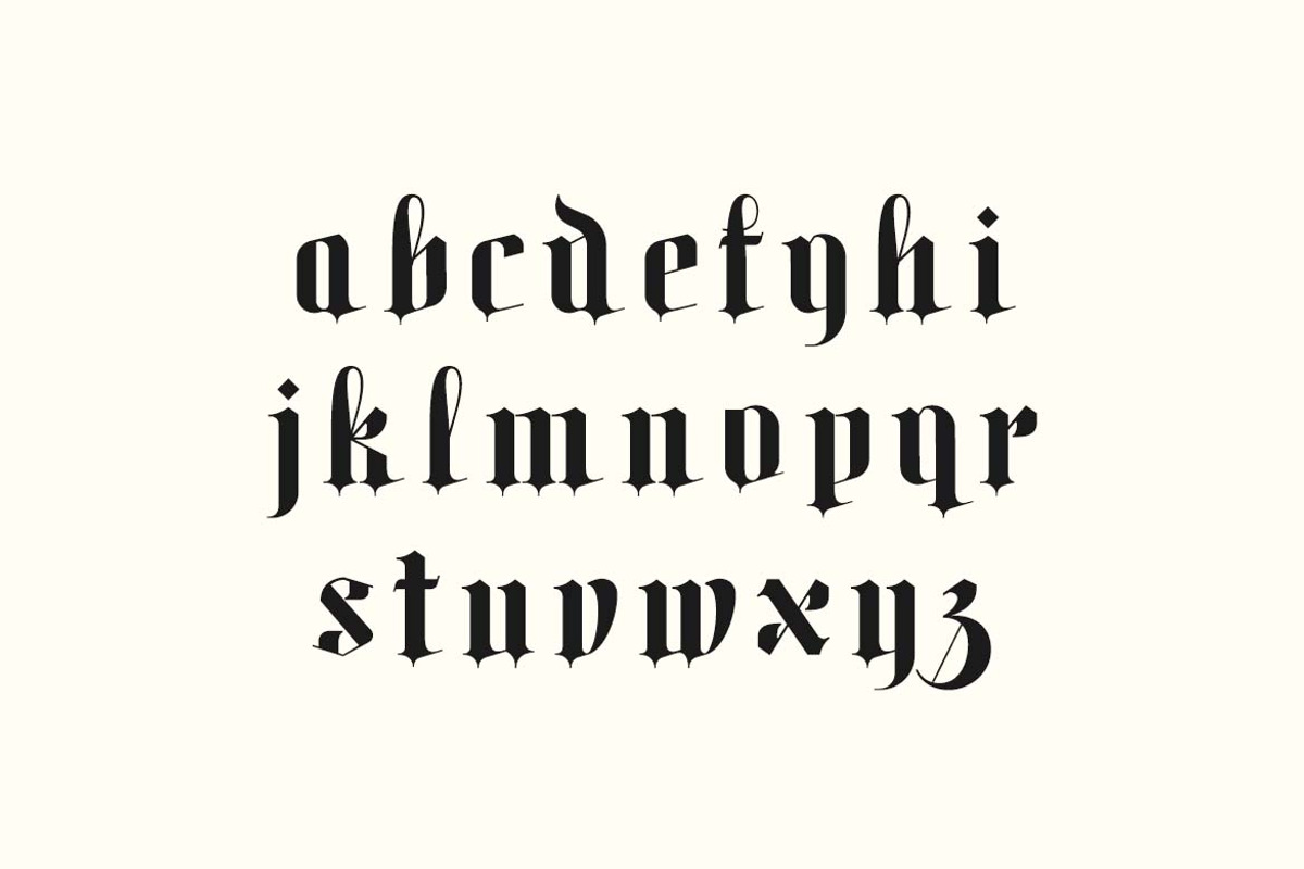 Monarch Shadow Blackletter Font, a Blackletter Font by UICreative (Photo 5 of 13)