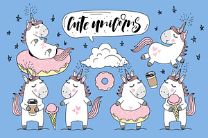 Cute Unicorns collection