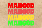 MAHGOD - Bold Display Font, a Blackletter Font by Grappict.com (Thumbnail 3 of 4)