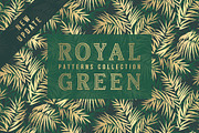 Royal Green Patterns Collection, a Pattern Graphic by The Paper Town (Thumbnail 1 of 9)