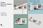 Square Brochure Catalog Mockup, a Print Template by Jestdio (Thumbnail 1 of 14)