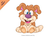 Set of Cartoon Dogs 02. Clipart., an Animal Illustration by KENO Mascots (Thumbnail 2 of 7)