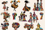 SURREAL JUNETEENTH CELEBRATION, a Person Illustration by Daring Digies (Thumbnail 8 of 16)