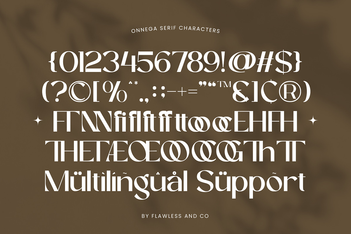 Onnega - Modern Elegant Serif Font, a Serif Font by Flawless And Co (Photo 9 of 10)