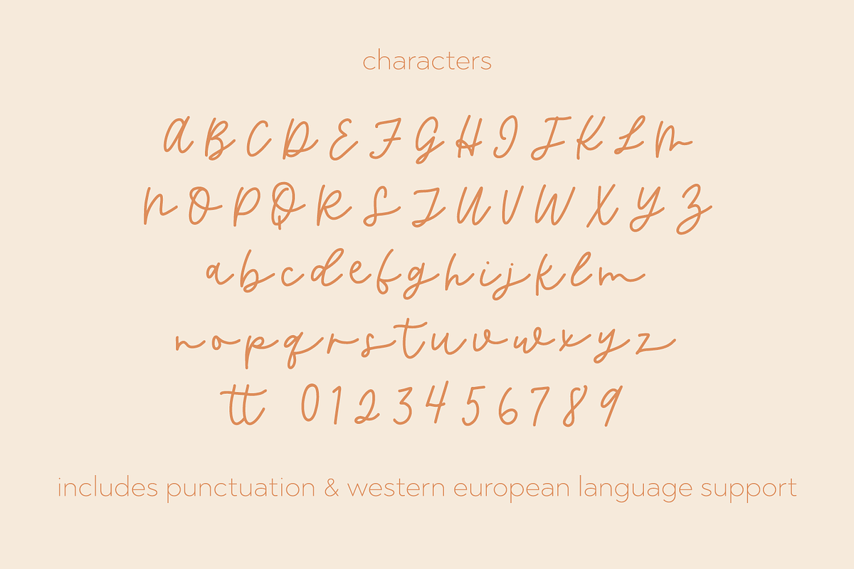 Butternut Script, a Script Font by Beck McCormick (Photo 10 of 11)