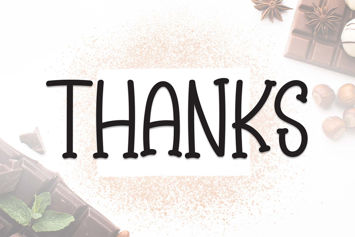 Chocolate | Script Font, a Script Font by Scratchones (Photo 8 of 8)