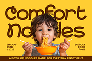 Noodle Factory Curly Food Font, a Font by PutraCetol Studio (Thumbnail 4 of 5)