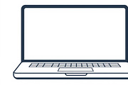 14 EPS. Minimal Laptop Vector Icon, a Solid Icon by adenpinkstore (Thumbnail 6 of 14)