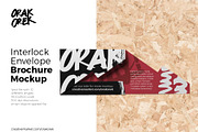 Interlock Envelope Brochure Mockup, a Print Template by Orak Orek (Thumbnail 1 of 8)
