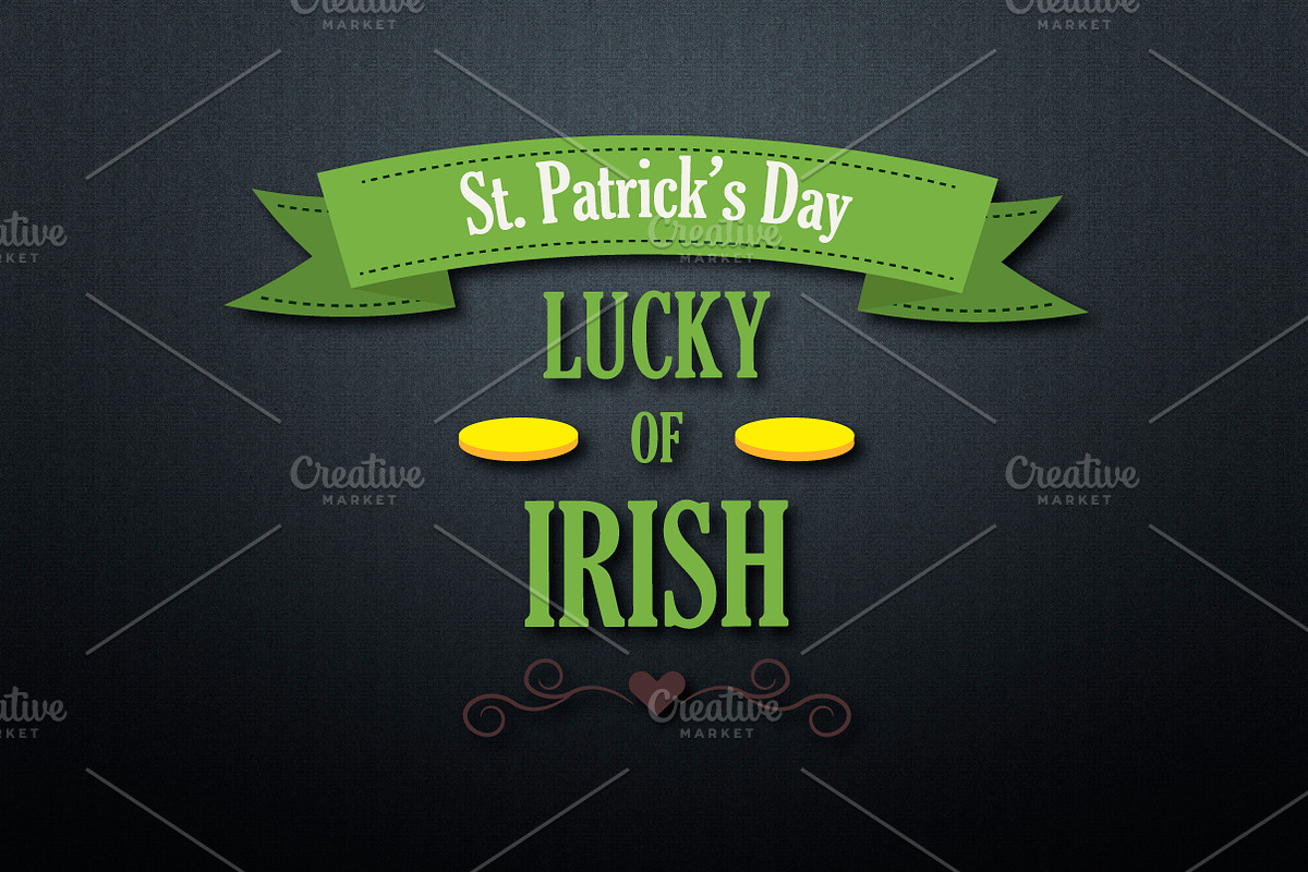St. Patrick's Labels and Badges, a Decorative Illustration by Iryna Danyliuk (Photo 3 of 6)