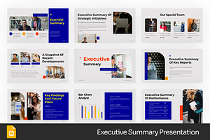 Executive Summary GSlides, PPoint, a Presentation Template by Fit-tee