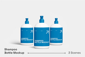 Shampoo Bottle Mockup, a Packaging Mockup by renderstockmarket
