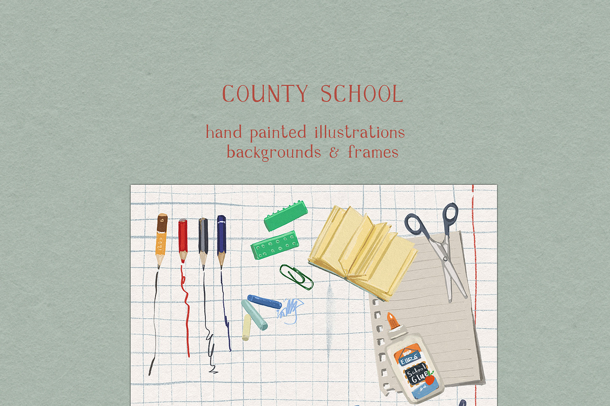 Back To School Cottagecore Images, a Decorative Illustration by whiteheartdesign (Photo 11 of 19)