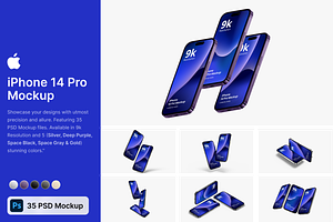 iPhone 14 Pro Mockup - Vol 2.0