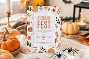 Halloween Invitation Mockup, an Advertising Mockup by TatiMockup (Thumbnail 4 of 4)