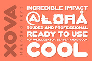 Xova rounded, a Sans Serif Font by CRR | NTN (Thumbnail 3 of 4)