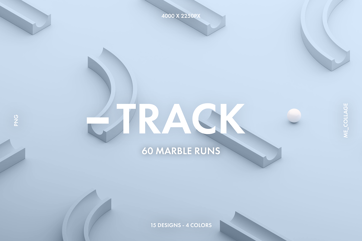 TRACK - 60 MARBLE RUNS, a Templates & Theme by ME_COLLAGE (Photo 6 of 18)