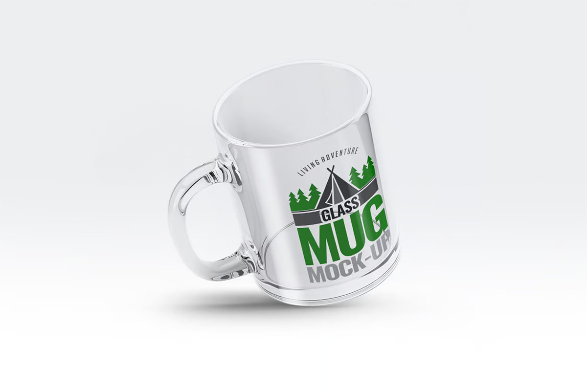 Glass Mug Mockup, a Cups & Container Mockup by DesignRushMarket (Photo 7 of 8)