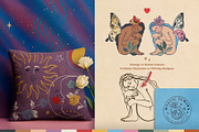 Mystic Femina Clipart Collection, a Decorative Illustration by Anna Babich (Thumbnail 8 of 9)