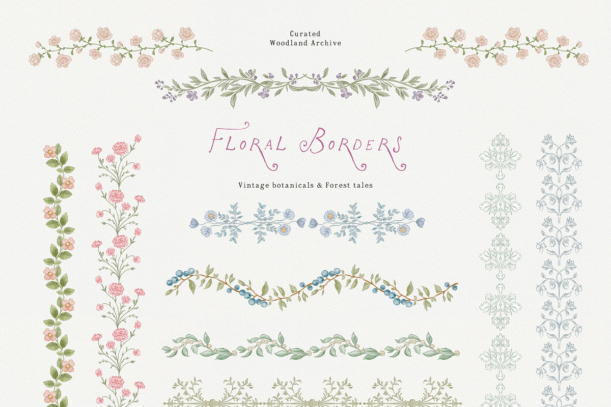 Bramblewood Tales Woodland Clipart, a Decorative Illustration by Muse Artist (Photo 10 of 29)