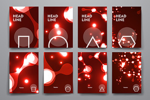 Big Set Of Neon Structure Templates