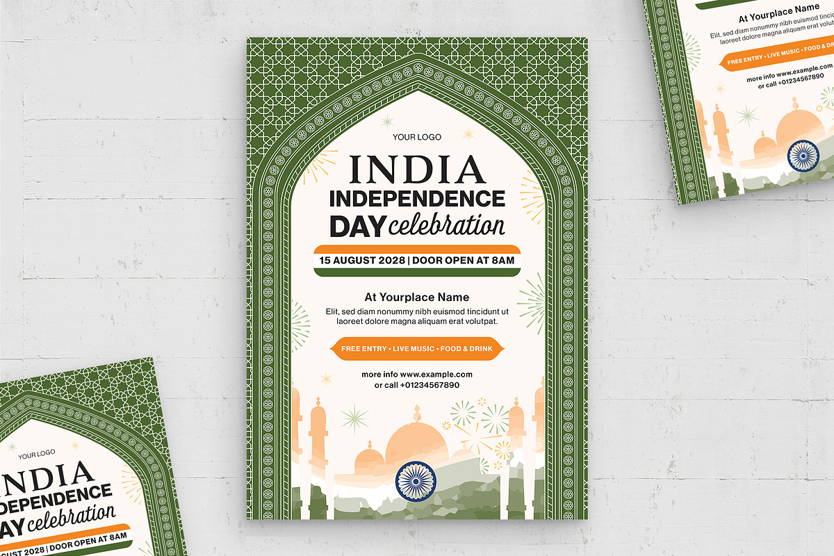 India Flyer Template, a Flyer Template by BrandPacks (Photo 5 of 5)