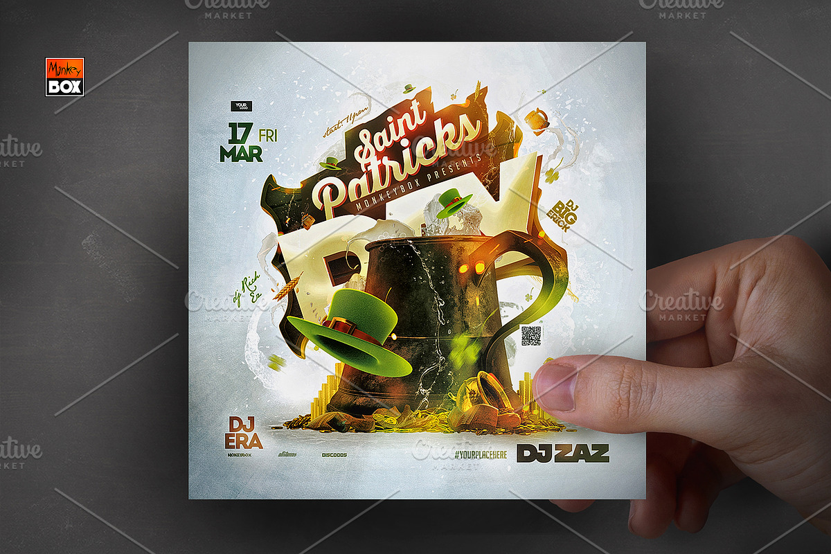 Flyer Saint Patricks Day, a Flyer Template by MonkeyBOX (Photo 3 of 3)