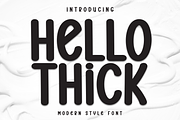 Hello Thick | Script Font, a Script Font by Scratchones (Thumbnail 1 of 8)
