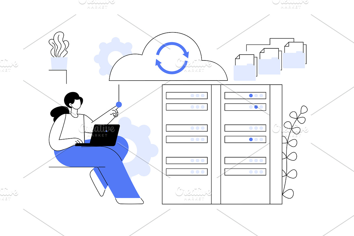 Big data engineering abstract, an Illustration by Visual Generation