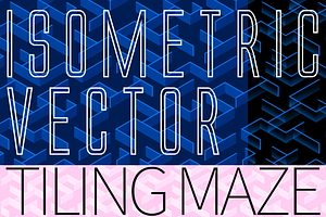 Seamless Tiling Isometric Maze
