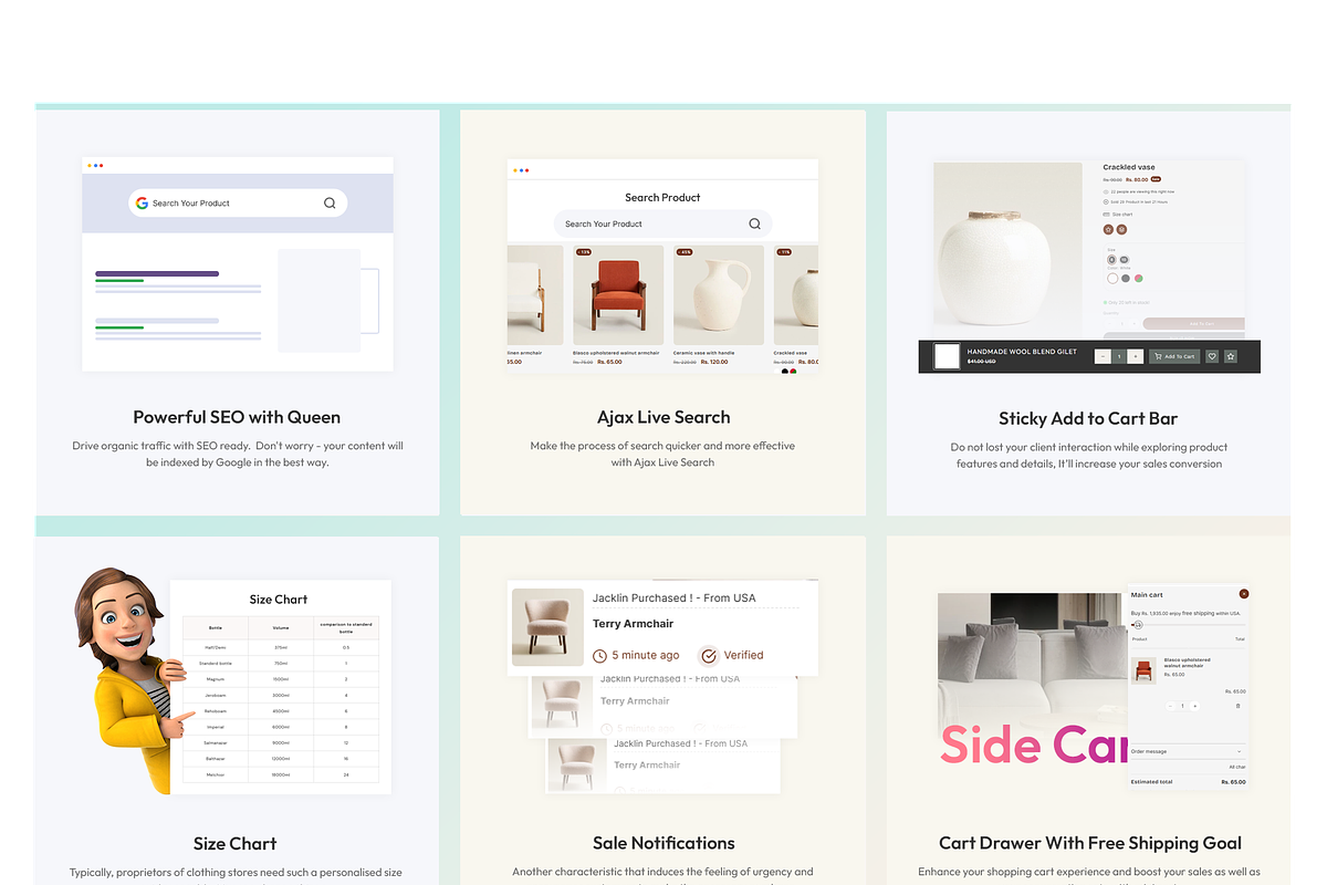 Furniture and Decor | Shopify Theme, a Shopify Template by LogicGo Shopify Experts (Photo 4 of 6)