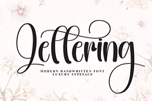 Lettering | Script Font