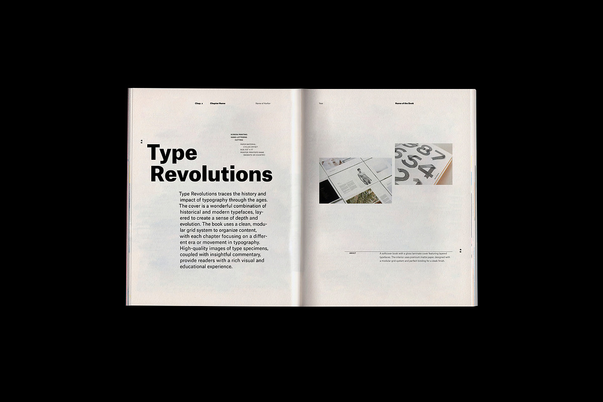 Modern Portfolio Template With Spine preview 7
