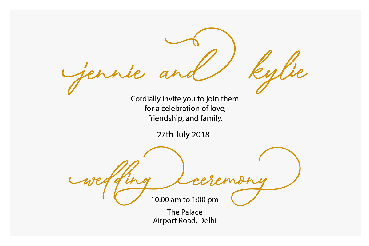 Musings Script Font preview 6
