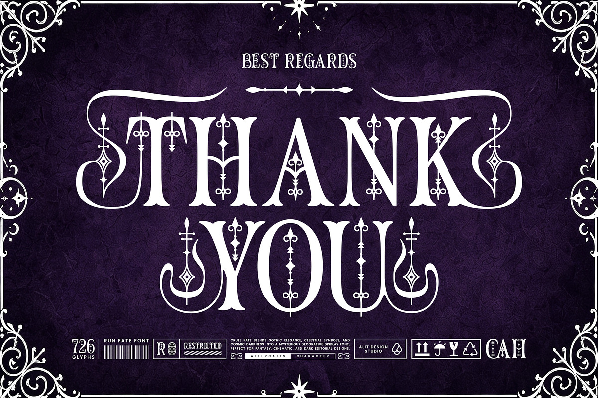 Rune Fate Typeface, a Serif Font by alit design (Photo 15 of 15)