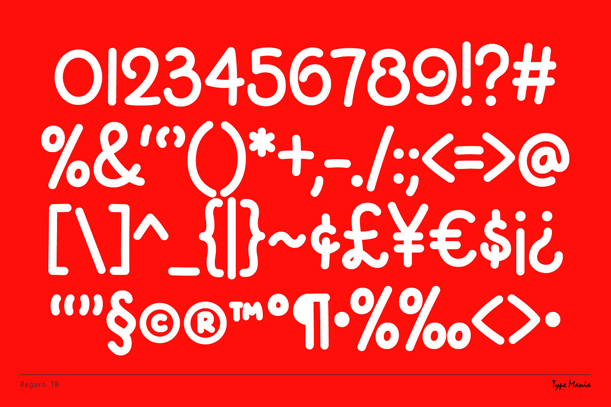 Meguro TM – Playful Sans, a Sans Serif Font by Type Mania (Photo 8 of 10)