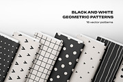 Black & white seamless patterns set, a Pattern Graphic by Good Studio (Thumbnail 1 of 32)