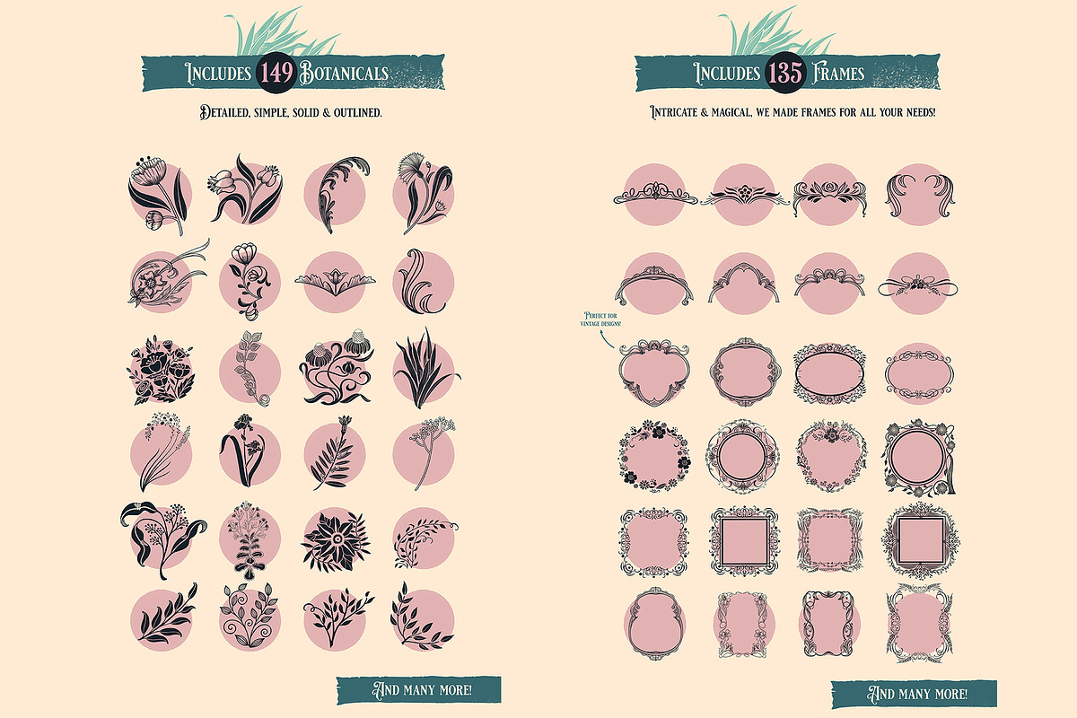 Procreate Design Brush Stamp Kit 1, a Brush Add-On by Debi Sementelli (Photo 23 of 30)