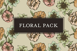 Hand Drawn Floral Pack