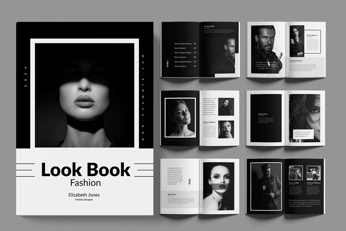 Look Book Template, a Magazine Template by ContestDesign (Photo 1 of 4)