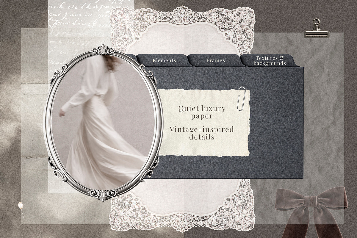 Elegant Paper Elements & Textures, an Object Graphic by Eva Gentle (Photo 3 of 10)